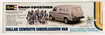 DALLAS COWBOYS CHEERLEADERS VAN FACTORY-SEALED MODEL KIT.