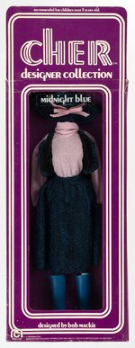 MEGO CHER DESIGNER COLLECTION - MIDNIGHT BLUE BOXED DOLL OUTFIT.