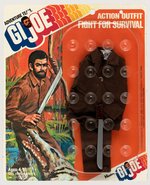 G.I. JOE ADVENTURE TEAM ACTION OUTFIT - FIGHT FOR SURVIVAL CARDED SET.