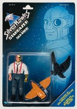 SILVERHAWKS - STARGAZER WITH SLY-BIRD CARDED ACTION FIGURE.