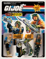 G.I. JOE: A REAL AMERICAN HERO (BATTLE FORCE 2000) - KNOCKDOWN & DODGER SERIES 6/34 BACK CARDED ACTION FIGURE 2-PACK.