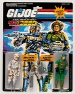 G.I. JOE: A REAL AMERICAN HERO (BATTLE FORCE 2000) - AVALANCHE & BLASTER SERIES 6/34 BACK CARDED ACTION FIGURE 2-PACK.