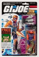 G.I. JOE: A REAL AMERICAN HERO (IRON GRENADIERS) - ANNIHILATOR SERIES 8/34 BACK CARDED ACTION FIGURE.