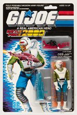 G.I. JOE: A REAL AMERICAN HERO (BATTLE FORCE 2000) - DEE-JAY SERIES 8/34 BACK CARDED ACTION FIGURE.