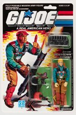 G.I. JOE: A REAL AMERICAN HERO - DOWNTOWN SERIES 8/34 BACK CARDED ACTION FIGURE.