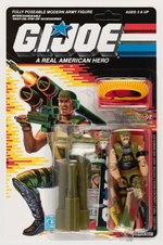 G.I. JOE: A REAL AMERICAN HERO - BACKBLAST SERIES 8/34 BACK CARDED ACTION FIGURE.