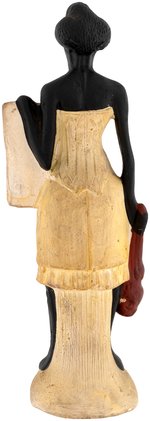 "VOTES FOR WOMEN" SATIRICAL AFRICAN AMERICAN BISQUE FIGURE LARGEST VARIETY.