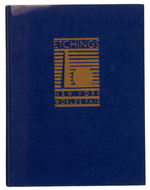 NYWF 1939 “ETCHINGS AND TEXT/GORDON W. GILKEY M.F.A." SIGNED HARDCOVER BOOK WITH DUST JACKET.