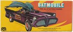 MEGO BATMOBILE IN ILLUSTRATED BOX.