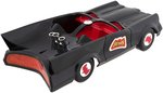 MEGO BATMOBILE IN ILLUSTRATED BOX.