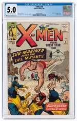 X-MEN #6 JULY 1964 CGC 5.0 VG/FINE.