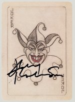 JERRY ROBINSON SIGNED PROMO JOKER CARD.