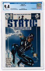 STATIC #1 JUNE 1993 CGC 9.4 NM (FIRST STATIC).