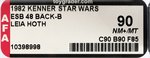 STAR WARS: THE EMPIRE STRIKES BACK - PRINCESS LEIA ORGANA (HOTH OUTFIT) 48 BACK-B AFA 90 NM+/MINT.