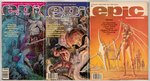 EPIC ILLUSTRATED LOT OF FOUR MAGAZINE ISSUES INCLUDING FIRST DREADSTAR.