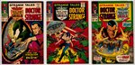 STRANGE TALES SILVER AGE LOT OF FIVE COMIC ISSUES.