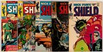 NICK FURY AGENT OF SHIELD SILVER AGE LOT OF SEVEN COMIC ISSUES.