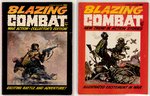 BLAZING COMBAT COMPLETE RUN OF FOUR MAGAZINE ISSUES.