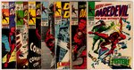 DAREDEVIL SILVER AGE LOT OF NINE COMIC ISSUES.