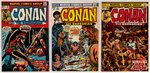 CONAN THE BARBARIAN BRONZE AGE LOT OF THREE RED SONJA.