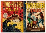 TWO-FISTED TALES LOT OF FIVE COMIC ISSUES.