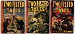 TWO-FISTED TALES LOT OF FIVE COMIC ISSUES.