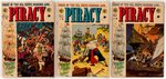 PIRACY LOT OF THREE COMIC ISSUES.