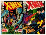 X-MEN BY NEAL ADAMS SILVER AGE COMIC ISSUE PAIR.