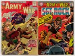 OUR ARMY AT WAR SILVER AGE LOT OF 17 COMIC ISSUES.