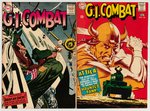 G.I. COMBAT SILVER AGE LOT OF 17 COMIC ISSUES.