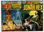 WEIRD WESTERN TALES FEATURING JONAH HEX BRONZE AGE LOT OF FIVE COMIC ISSUES.