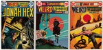 WEIRD WESTERN TALES FEATURING JONAH HEX BRONZE AGE LOT OF FIVE COMIC ISSUES.