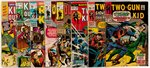 MARVEL WESTERN LOT OF 10 COMIC ISSUES FEATURING "KID" OUTLAWS.