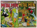 METAL MEN SILVER AGE LOT OF NINE COMIC ISSUES.