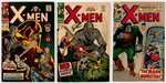 X-MEN SILVER AGE LOT OF FIVE COMIC ISSUES.