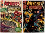 AVENGERS SILVER AGE LOT OF 11 COMIC ISSUES.