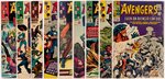 AVENGERS SILVER AGE LOT OF 11 COMIC ISSUES.