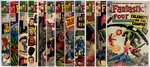 FANTASTIC FOUR SILVER AGE LOT OF 14 COMIC ISSUES.