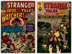 STRANGE TALES SILVER AGE COMIC ISSUE PAIR.