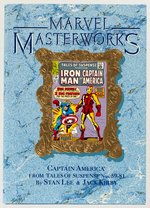 MARVEL MASTERWORKS VOLUME FOURTEEN CAPTAIN AMERICA FROM TALES OF SUSPENSE VARIANT EDITION HARDCOVER WITH DUST JACKET.