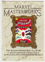 MARVEL MASTERWORKS VOLUME SIXTEEN AMAZING SPIDER-MAN VARIANT EDITION HARDCOVER WITH DUST JACKET.