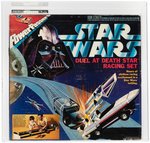 STAR WARS - POWER PASSERS DUEL AT DEATH STAR RACING SET AFA 75 EX+/NM.