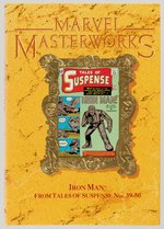 MARVEL MASTERWORKS VOLUME TWENTY IRON MAN FROM TALES OF SUSPENSE VARIANT EDITION HARDCOVER WITH DUST JACKET.