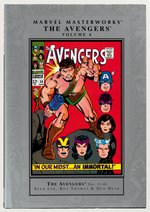 MARVEL MASTERWORKS VOLUME THIRTY-EIGHT AVENGERS REGULAR EDITION HARDCOVER WITH DUST JACKET.