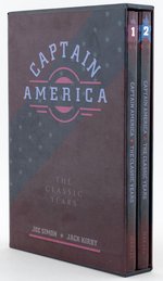 CAPTAIN AMERICA THE CLASSIC YEARS BY SIMON AND KIRBY TWO-VOLUME HARDCOVER SET WITH SLIPCASE.