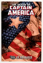 THE DEATH OF CAPTAIN AMERICA HARDCOVER WITH DUST JACKET.