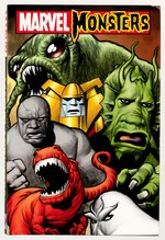 MARVEL MONSTERS HARDCOVER WITH DUST JACKET.