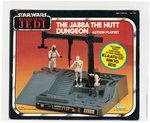 STAR WARS: RETURN OF THE JEDI - THE JABBA THE HUTT DUNGEON ACTION PLAYSET AFA 80 NM (KLAATU/NIKTO/8D8).