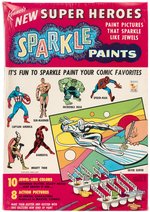 KENNER'S MARVEL SUPER HEROES SPARKLE PAINTS FACTORY-SEALED BOXED SET (RARE LARGE VARIETY).