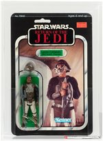 STAR WARS: RETURN OF THE JEDI - LANDO CALRISSIAN (SKIFF GUARD DISGUISE) 65 BACK-B AFA 75 EX+/NM (CLEAR BLISTER).